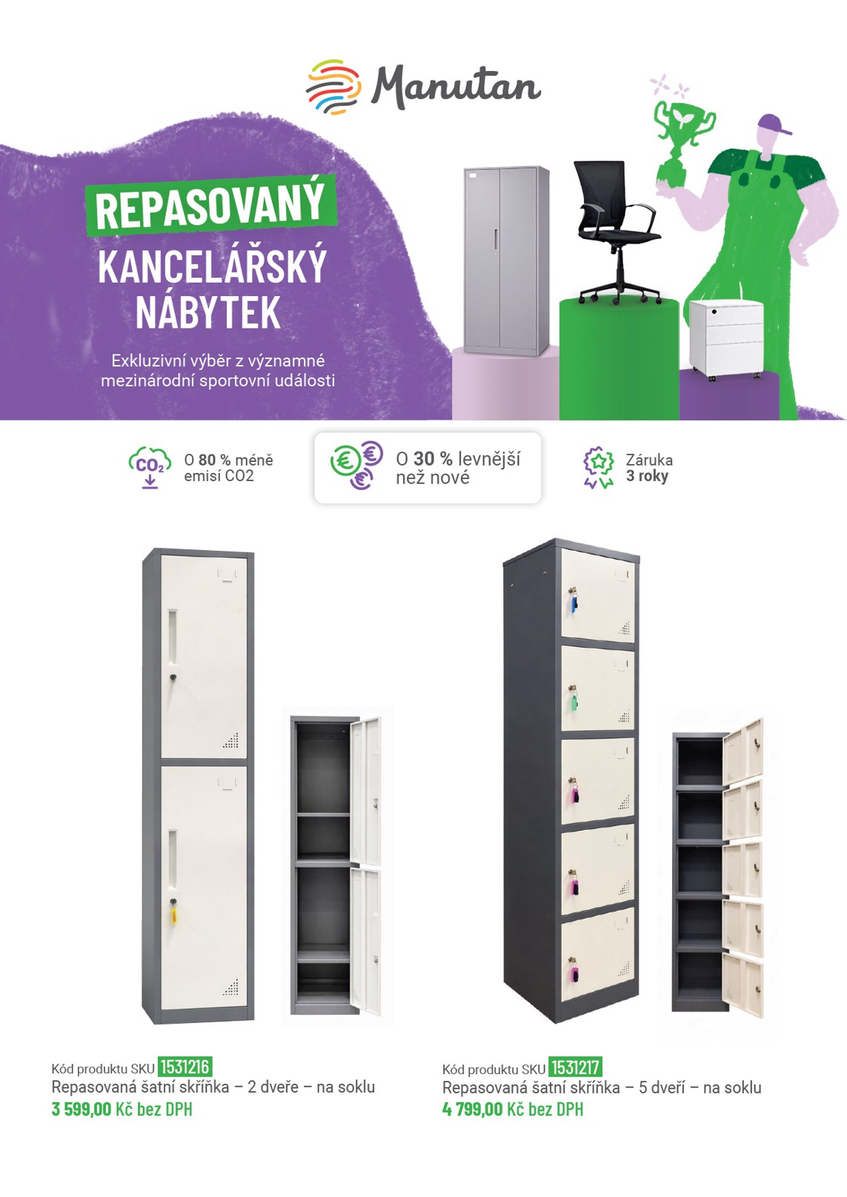 Repasovaný kancelářský nábytek