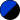 Černá/modrá