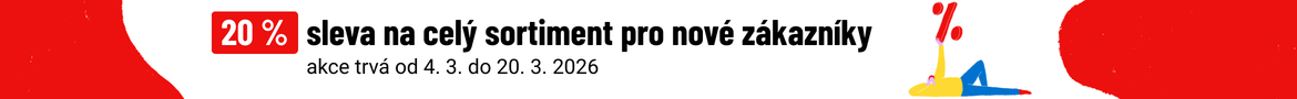 Akce pro nové zákazníky - 20 % sleva!
