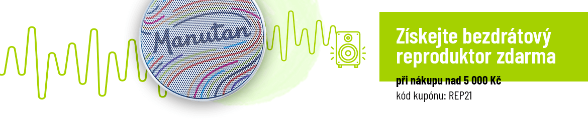 Za nákup nad 5000 Kč bluetooth reproduktor jako dárek
