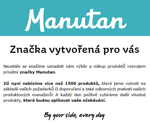 Značka Manutan pro vás