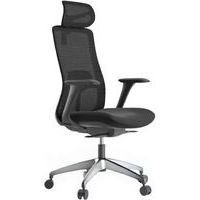 Kancelářské židle WISDOM, černý plast
