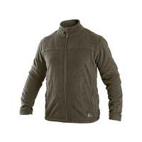 Mikina CXS GRANBY, pánská, fleece, khaki