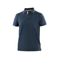Polokošile CXS HENRY, pánské, krátký rukáv, modro-bílá