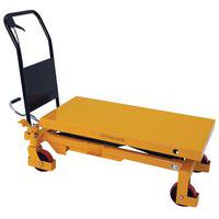 Mobilní hydraulický zvedací stůl Manutan Expert, do 1 000 kg, deska 101,5 x 51,5 cm
