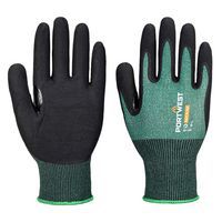 Rukavice SG Grip15 Eco Nitrile (Pk12), zelená/černá