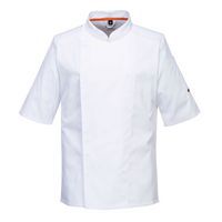 Rondon s krátkým rukávem Stretch Mesh Air Pro, bílá