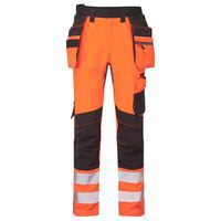 DX4 Hi-Vis kalhoty Craft, černá/oranžová