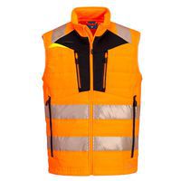 DX4 Softshell vesta Hi-Vis, černá/oranžová