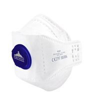 Skládací plochý respirátor EAGLE FFP2 Dolomit s ventilkem (Pk10)