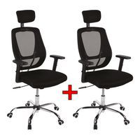 Kancelářská židle Michelle 1+1, černá