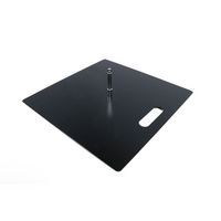 Kovová plochá základna economy pro reklamní vlajky s otočným nástavcem 17 mm