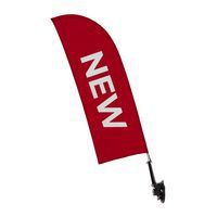 Window Flag - vlajka s přísavkou na okno tvar kapka nebo křídlo