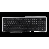 Multimediální bezdrátová klávesnice Logitech K270, CZ, černá