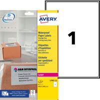Samolepicí etikety Avery, voděodolné