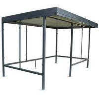 Prosklené přístřešky Manutan Faency, délka 250 cm