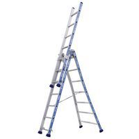 Výsuvné hliníkové žebříky Platinum 300 Pro Tubesca-Comabi