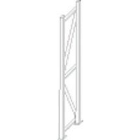 Bočnice regálu, 336,6 x 75 - 110 cm