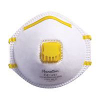 Respirátor Manutan s ventilkem, stupeň ochrany FFP1, 10 ks