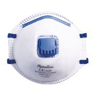 Respirátor Manutan s ventilkem, stupeň ochrany FFP2, 10 ks