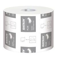 Toaletní papír Katrin System Plus 3vrstvý, 13,5 cm, 500 útržků, bílá, 36 rolí
