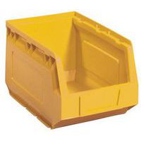 Plastový box Manutan  12,5 x 14,5 x 24 cm, žlutý