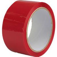Lepicí páska, šířka 48 mm, červená