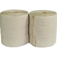 Toaletní papír Jumbo 1vrstvý, 24 cm, 200 m, 45% bílá, 6 rolí