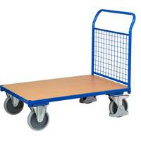 Plošinové vozíky s madlem s mřížovou výplní, do 500 kg