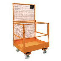 Skládací pracovní klece pro vysokozdvižný vozík, rozměry 100 x 120 cm