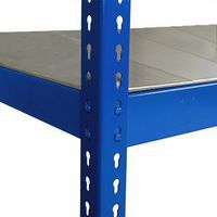 Přídavná ocelová police, 91,5 cm, 190 kg, modrá