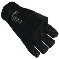 Polyesterové rukavice Manutan, černé