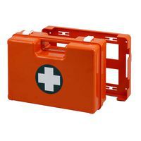 Plastový kufr první pomoci se stěnovým držákem, 25 x 33,5 x 12,3 cm