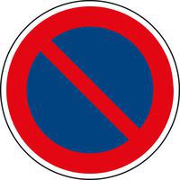 Dopravní značka Zákaz stání (B29)