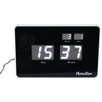 LED digitální hodiny DG1 Manutan Expert, šířka 38 cm