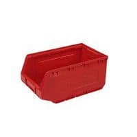 Plastový box Manutan 16,5 x 20,7 x 34,5 cm, červený