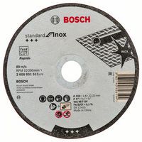 Bosch - Řezné kotouče na nerezovou ocel, rovné Standard for Inox