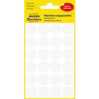 Samolepicí kulaté etikety Avery Zweckform, papírové, průměr 18 mm