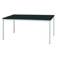 Víceúčelový stůl se světle šedým podnožím RAL 7035, 160 x 80 x 74,5 cm