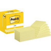 Bločky samolepicí Post-it®, žluté, 76×127 mm