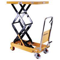 Mobilní hydraulický zvedací stůl, do 350 kg, deska 91 x 50 cm