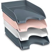 Sada 4 přihrádek na dokumenty Minéral, různé barvy - CEP