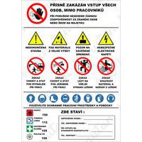 Informační tabulka - Stavba
