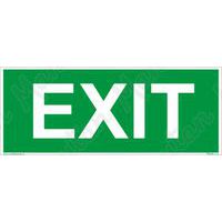 Únikové fotoluminiscenční bezpečnostní tabulky - EXIT