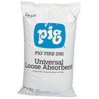 Nehořlavý přírodní sypký sorbent Pig, univerzální, sorpční kapacita 15 l, 6 kg