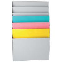 Nástěnný zásobník na dokumenty Paperflow, 6 přihrádek
