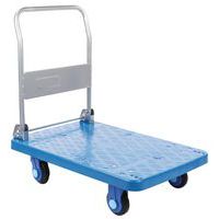 Plošinový vozík se sklopným madlem Manutan Expert Board, do 300 kg