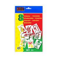 Šablony na foukací fixy CENTROPEN set J+