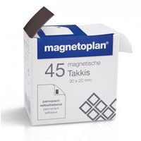 Samolepící magnety Magnetoplan Takkis, 45ks