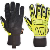 Zateplené rukavice Safety Impact, žlutá